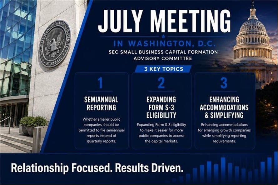 SEC Small Business Capital Formation Advisory Committee Meeting